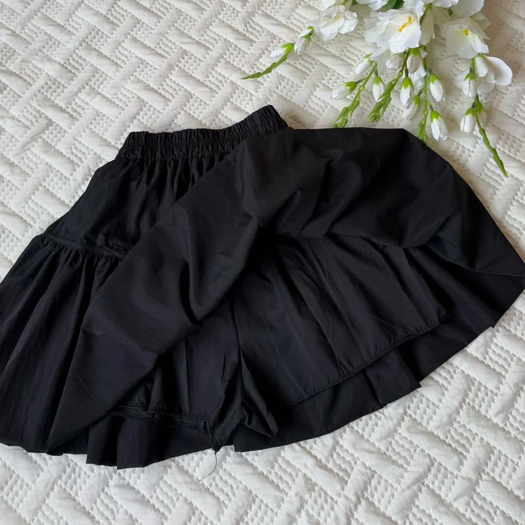 Tiered Mini Skirts