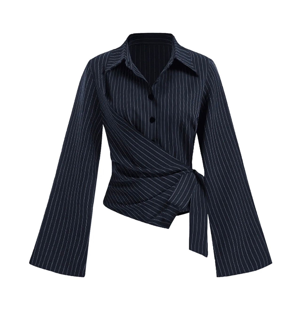 Asymmetric Placket Blouse